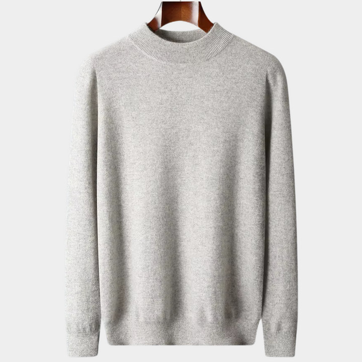 Men's Pure Extra-Fine Classic Mockneck – Timeless Warmth