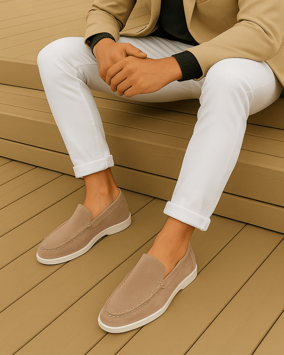 HERREN SLIPPER AUS WILDLEDER