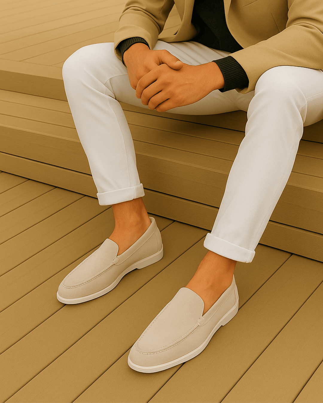 HERREN SLIPPER AUS WILDLEDER