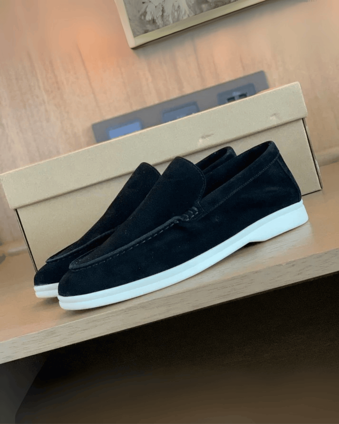 HERREN SLIPPER AUS WILDLEDER
