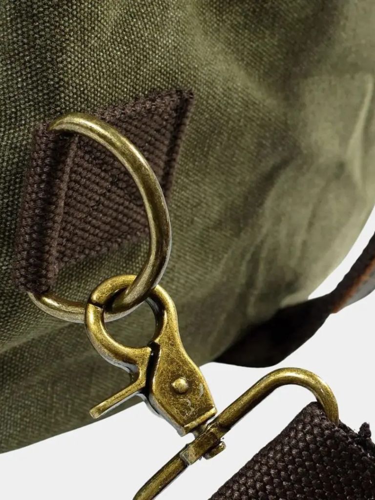 VINTAGE CANVAS TRAVEL DUFFEL
