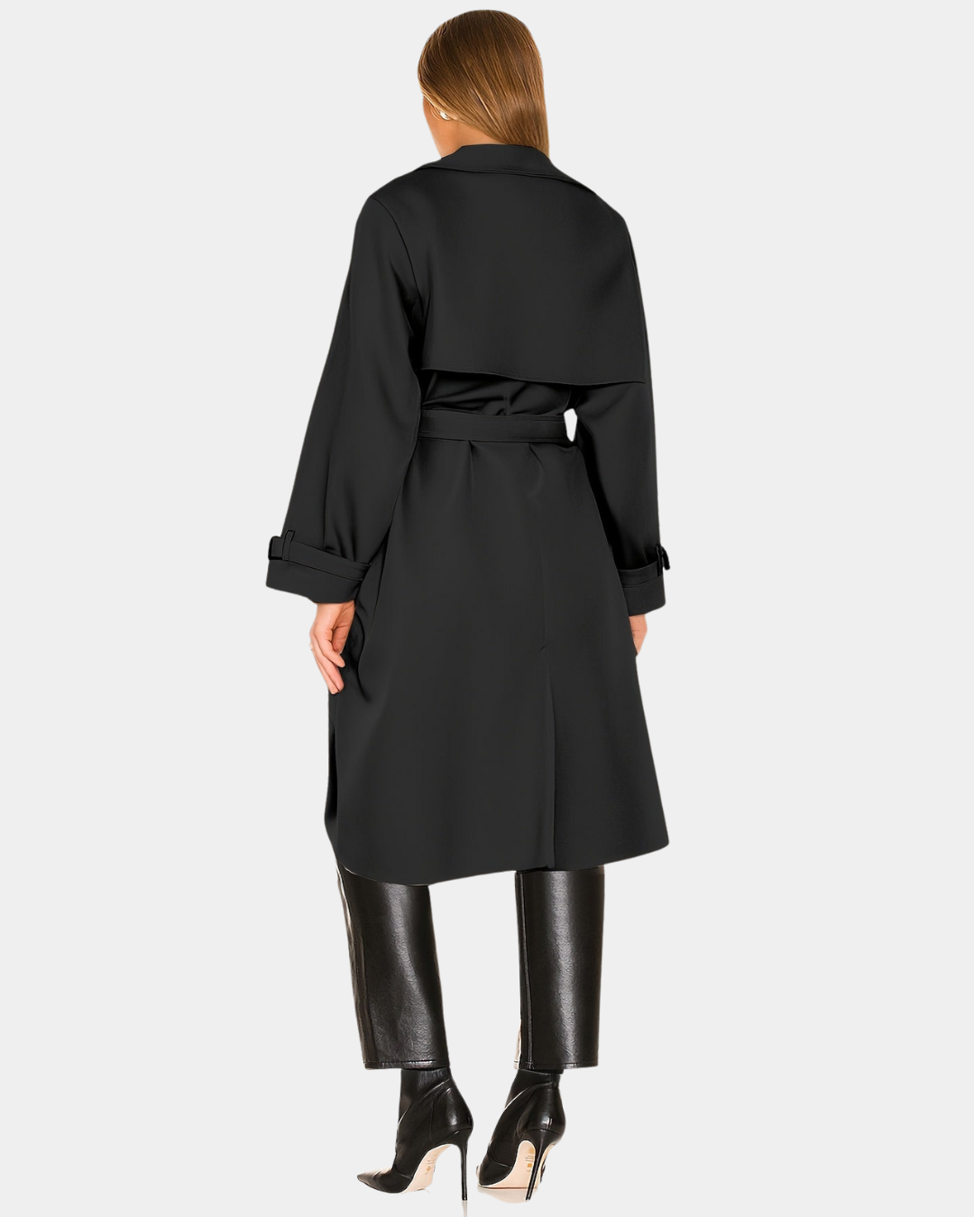 CLASSIC DOUBLE-BREASTED TRENCH COAT