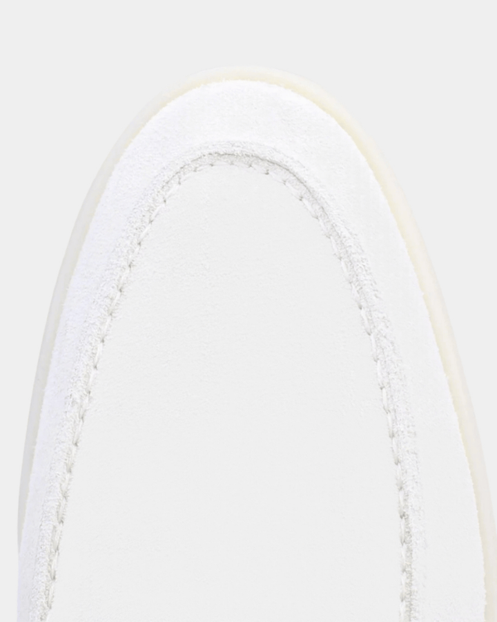 SANTORINI WEISS WILDLEDER LOAFERS