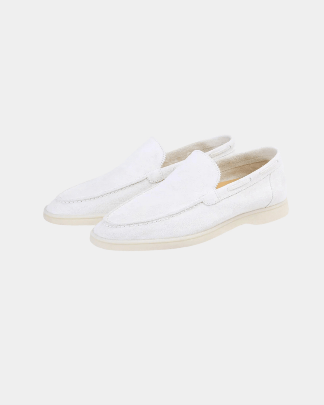 SANTORINI WEISS WILDLEDER LOAFERS