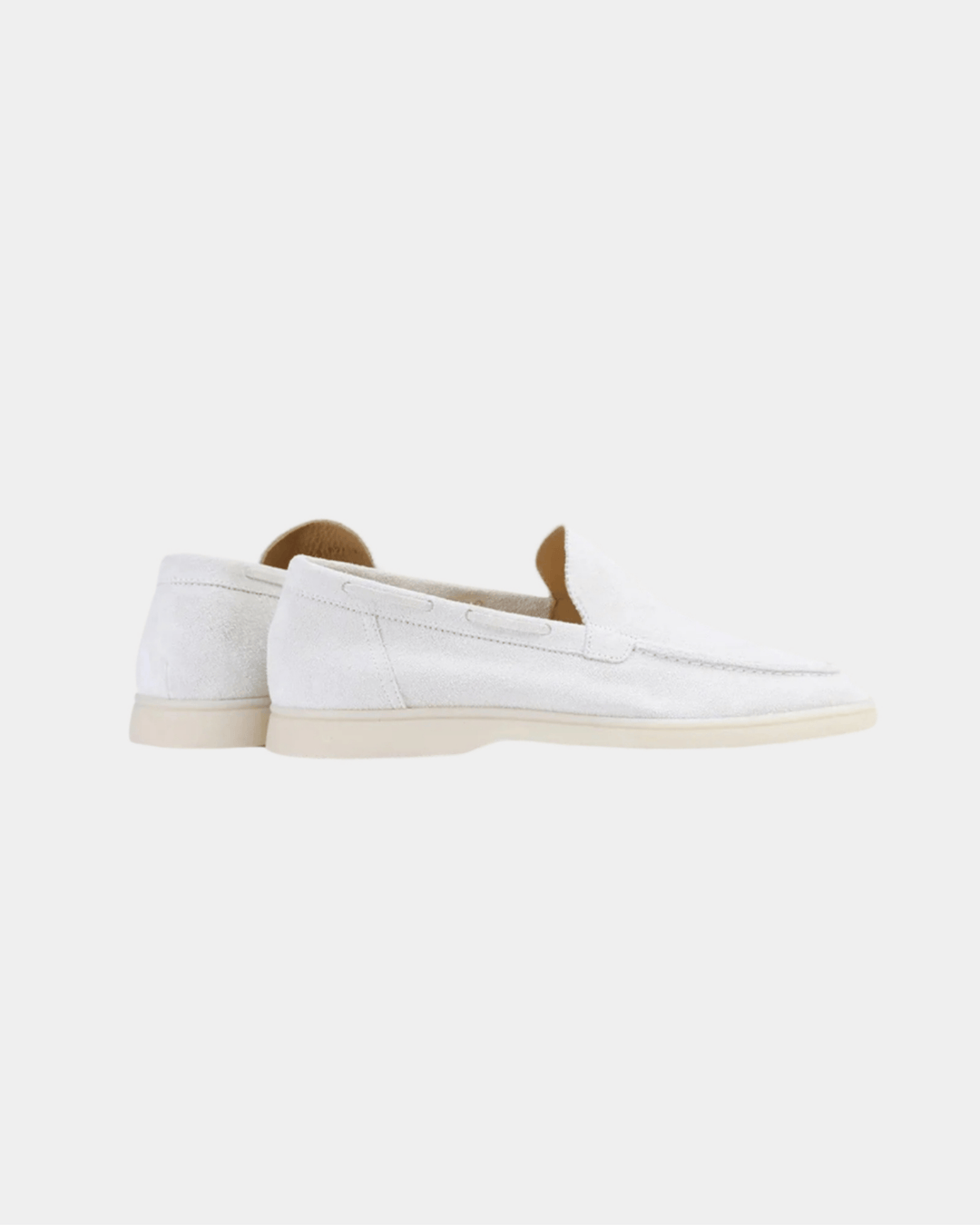 SANTORINI WEISS WILDLEDER LOAFERS