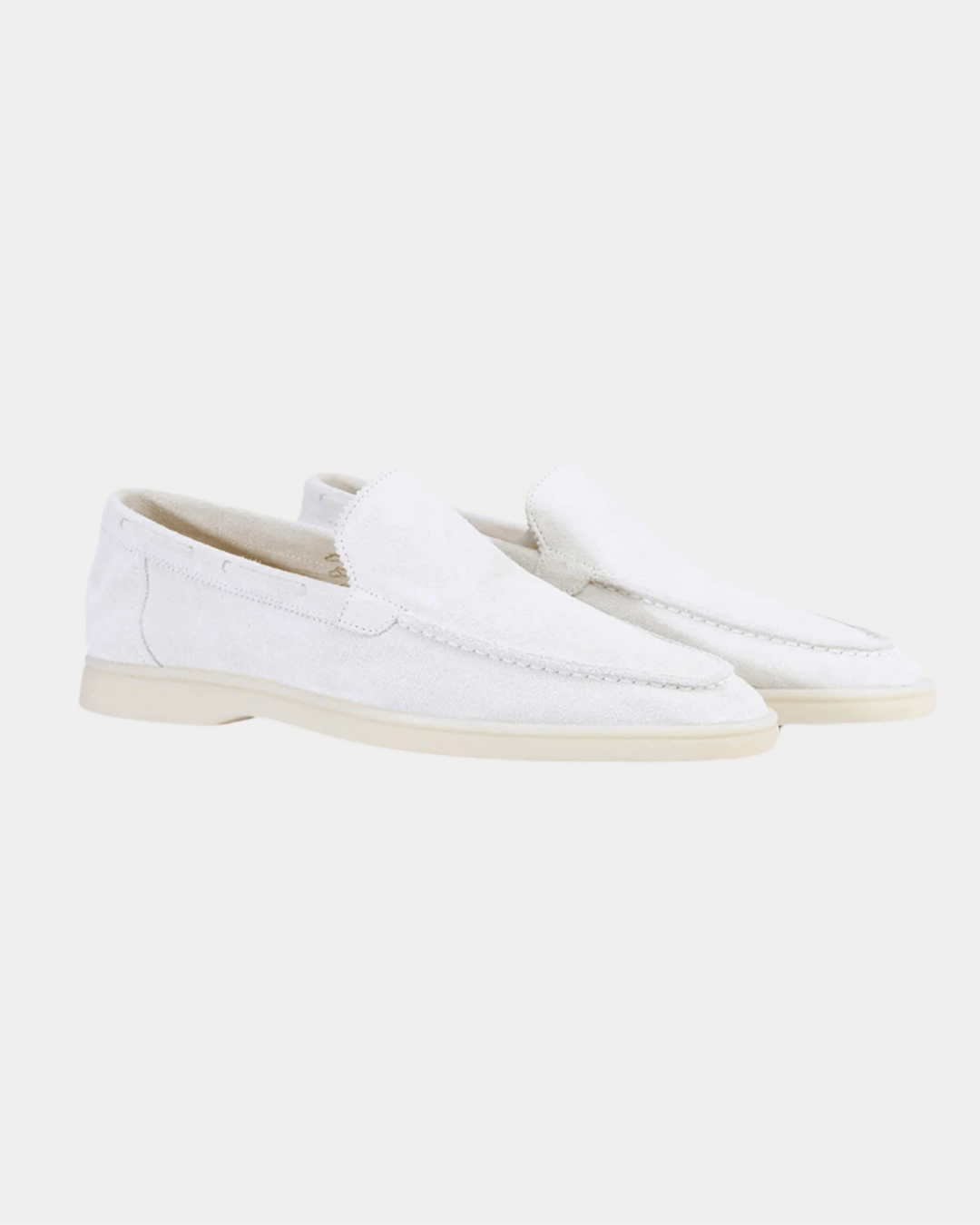 SANTORINI WEISS WILDLEDER LOAFERS
