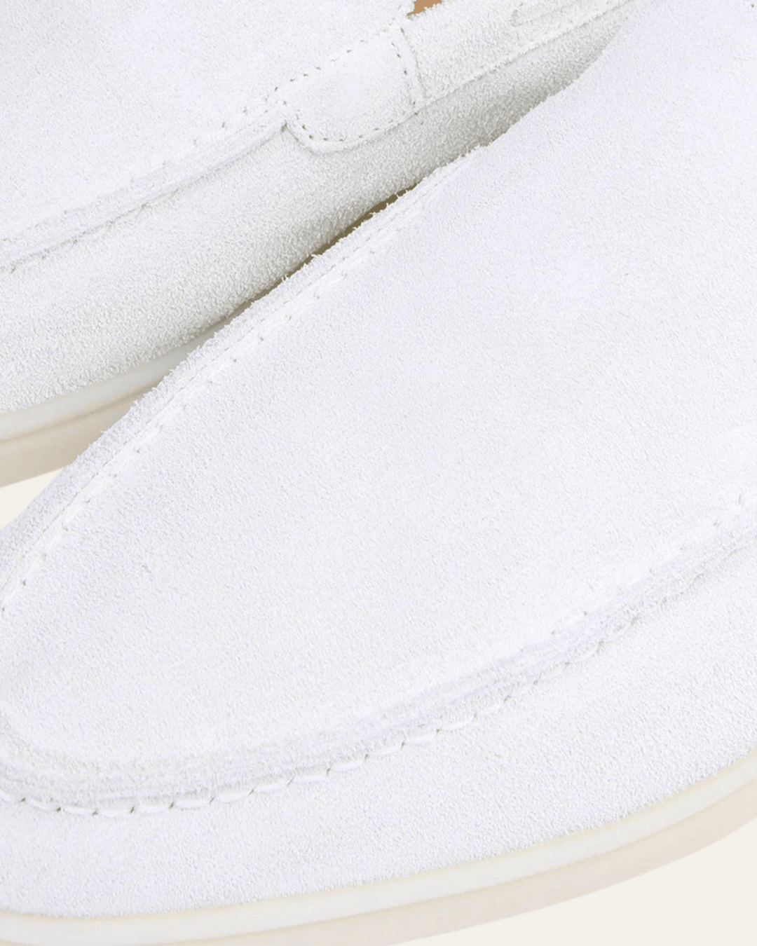 SANTORINI WEISS WILDLEDER LOAFERS