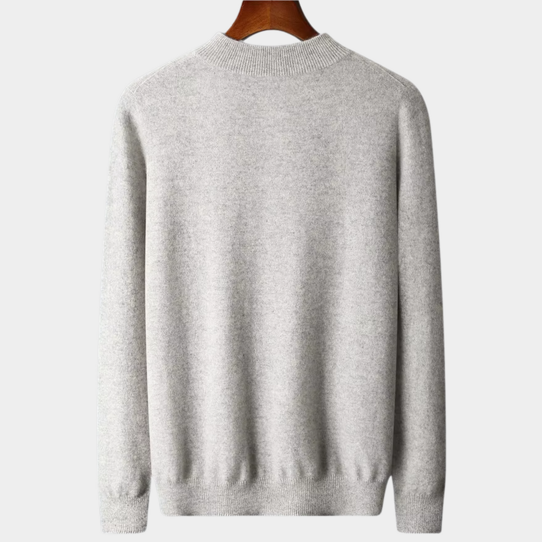 Men's Pure Extra-Fine Classic Mockneck – Timeless Warmth
