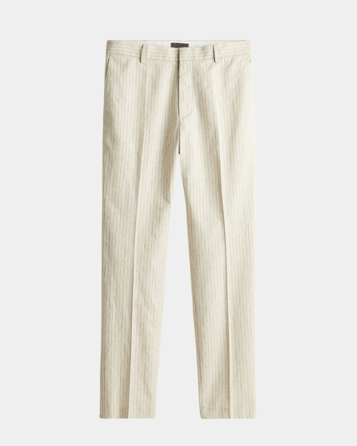 STRUKTURIERTE GERADE HOSE