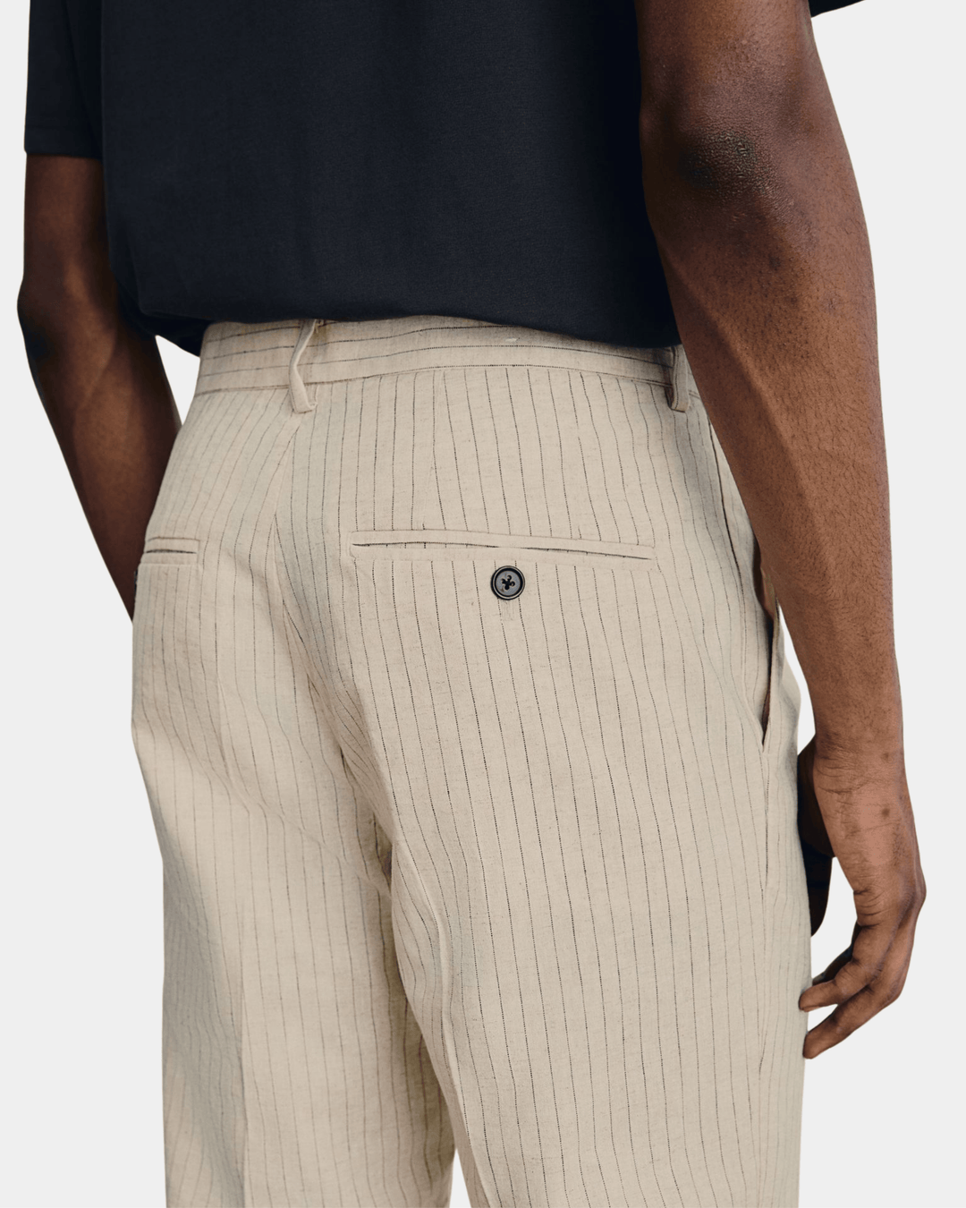 STRUKTURIERTE GERADE HOSE