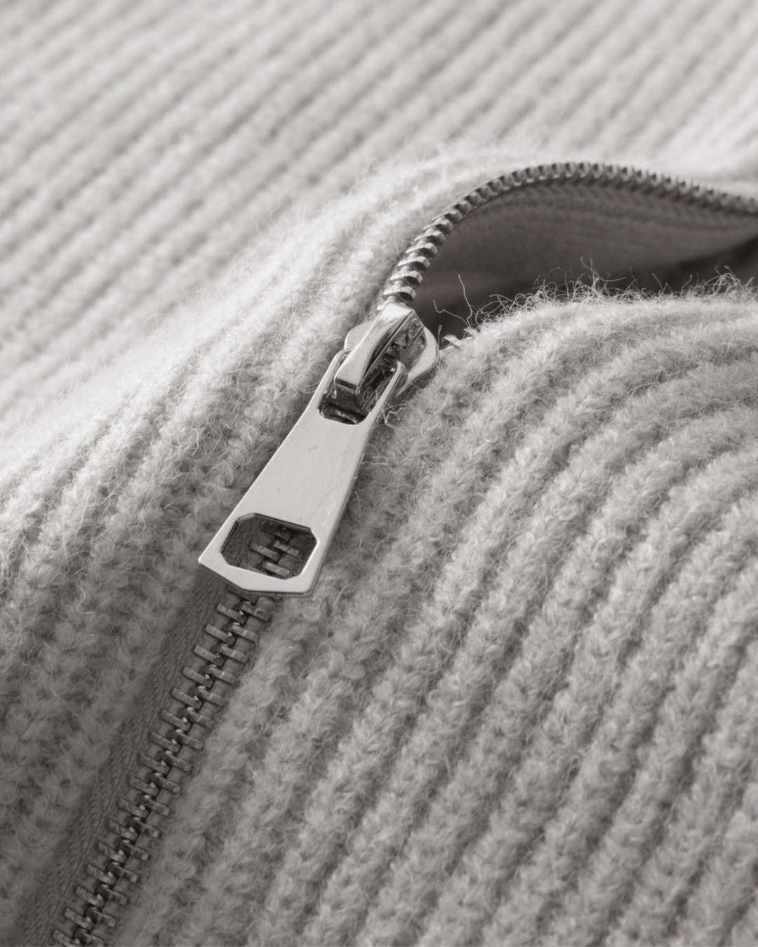 URBAN TEXTURED ZIP SWEATER
