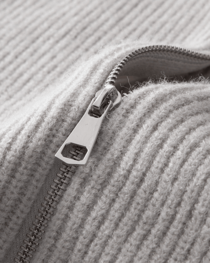 URBAN TEXTURED ZIP SWEATER