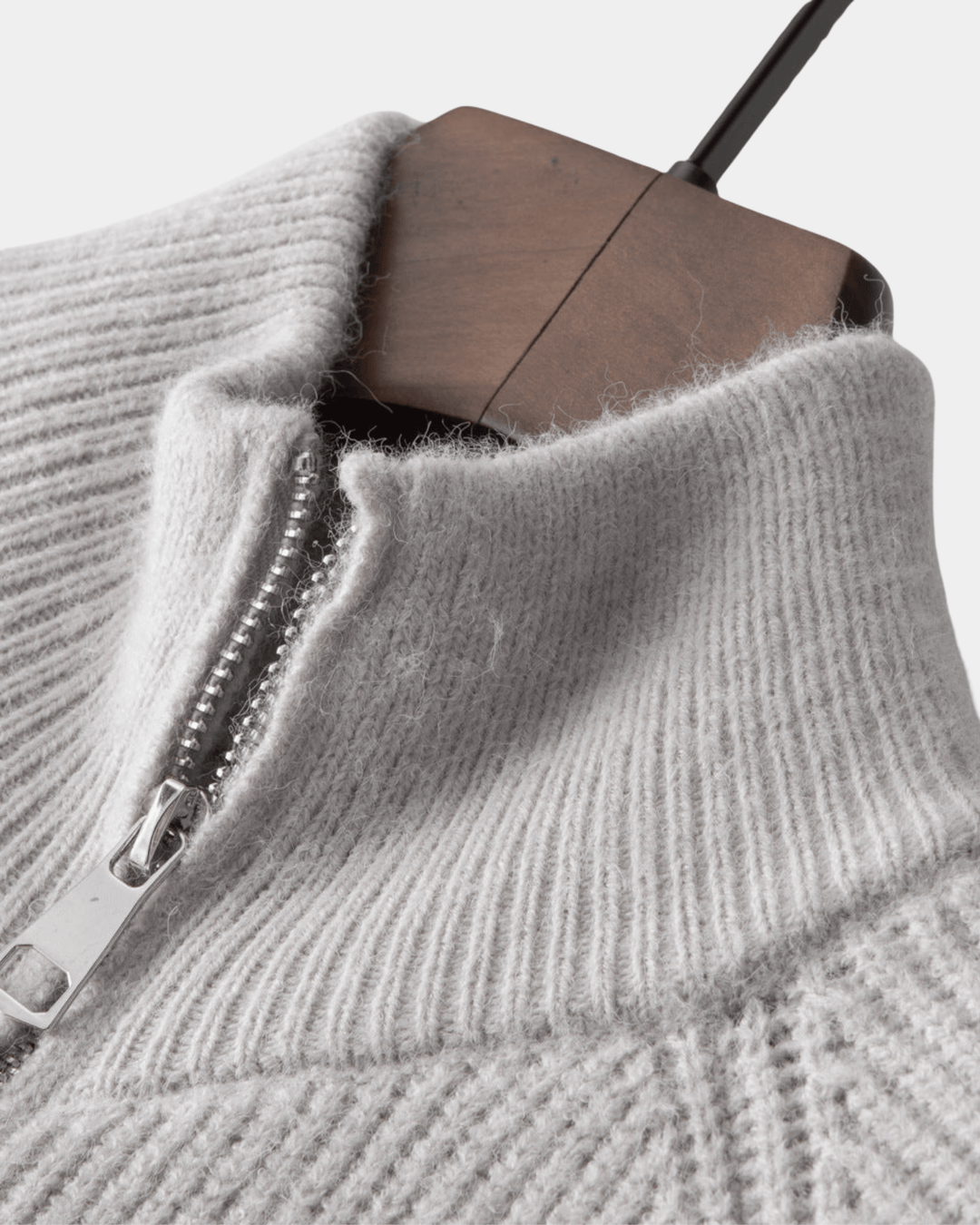 URBAN TEXTURED ZIP SWEATER