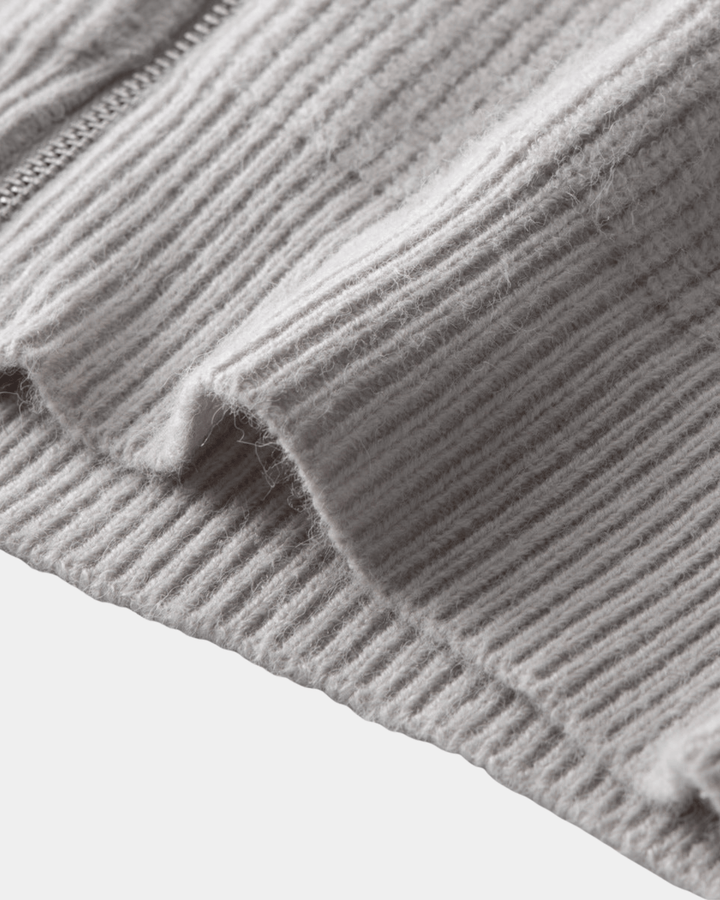 URBAN TEXTURED ZIP SWEATER