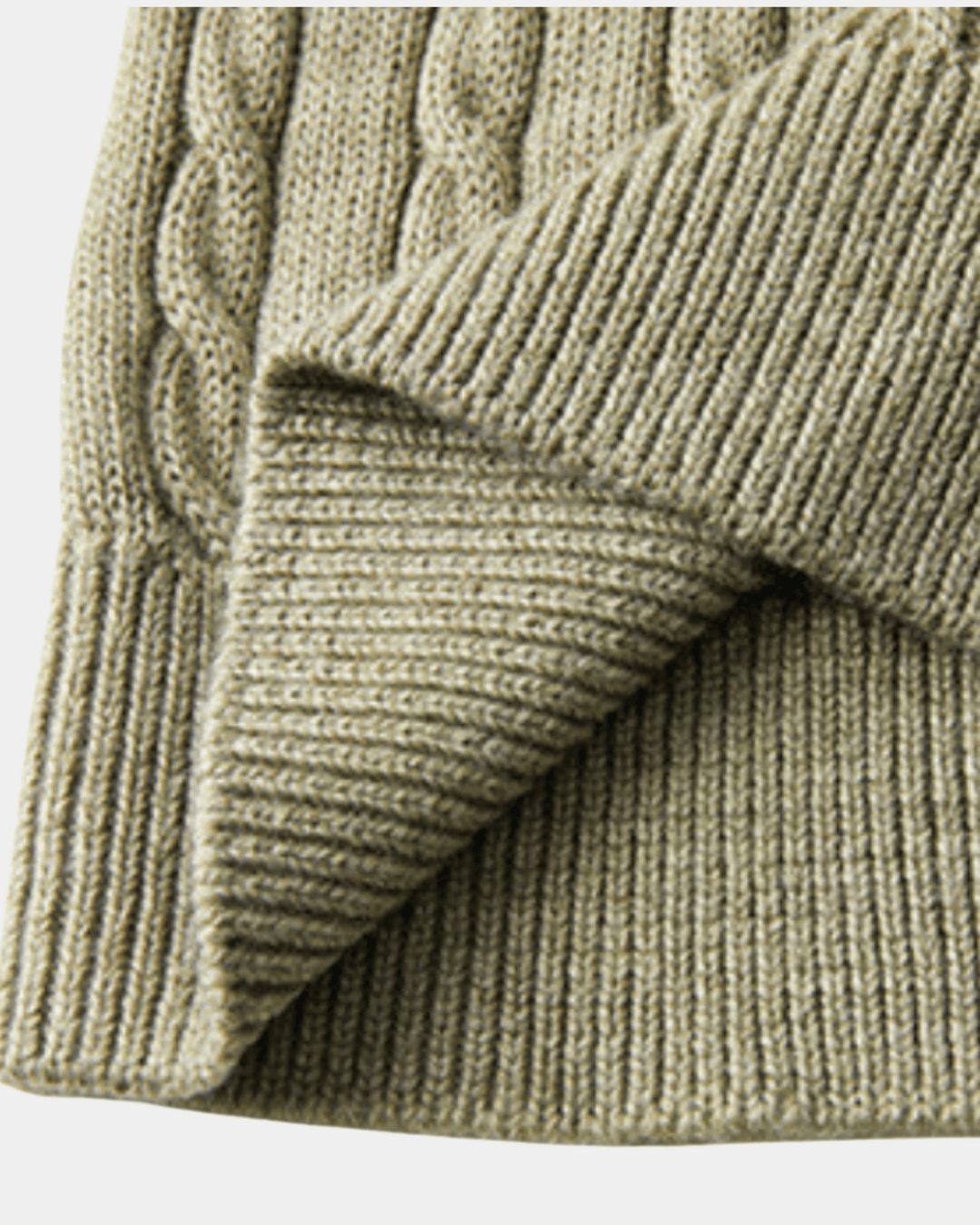 VINTAGE-PULLOVER MIT STREIFEN UND REISSVERSCHLUSS