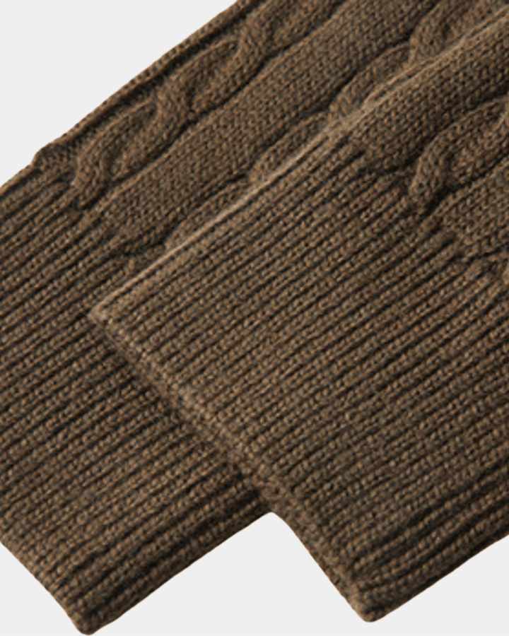 VINTAGE-PULLOVER MIT STREIFEN UND REISSVERSCHLUSS