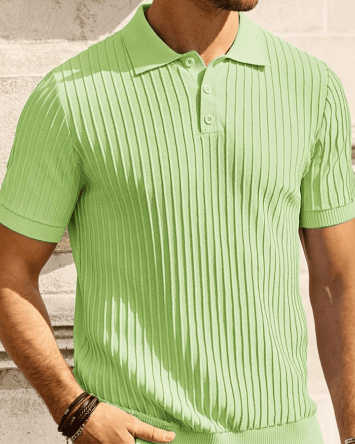 PASTELLFARBENES RIPPENSTRICK-POLO