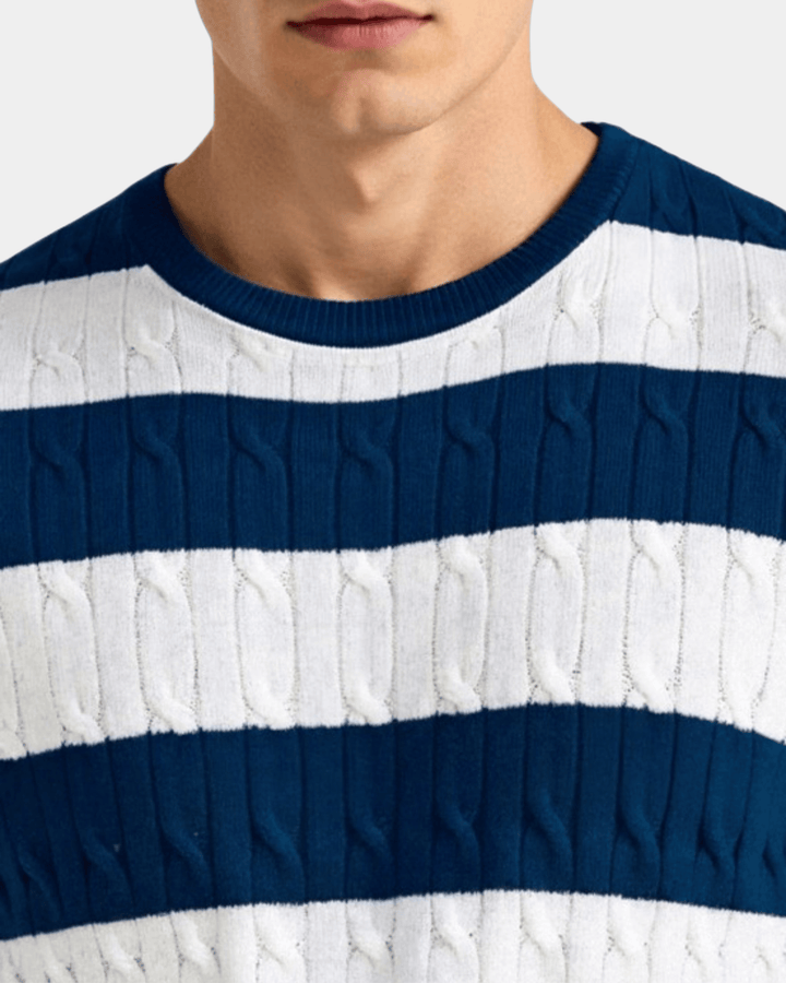 MODERNES GESTREIFTES TEXTUR-T-SHIRT