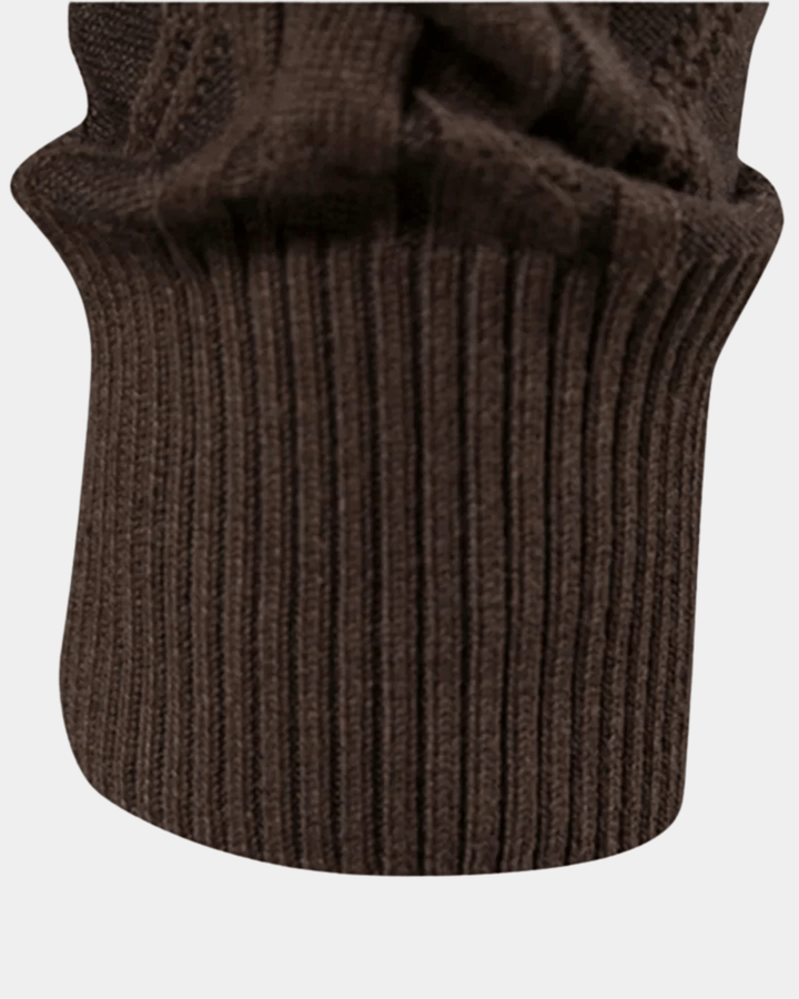 TEXTURED CLASSIC KNIT CARDIGAN