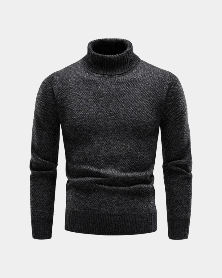 WINTER KNIT TURTLENECK SWEATER