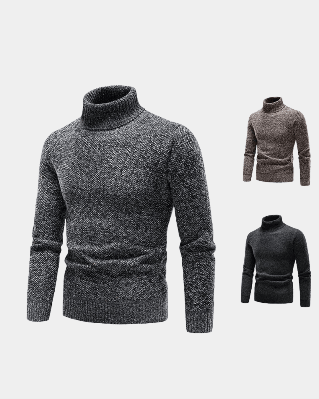 WINTER KNIT TURTLENECK SWEATER