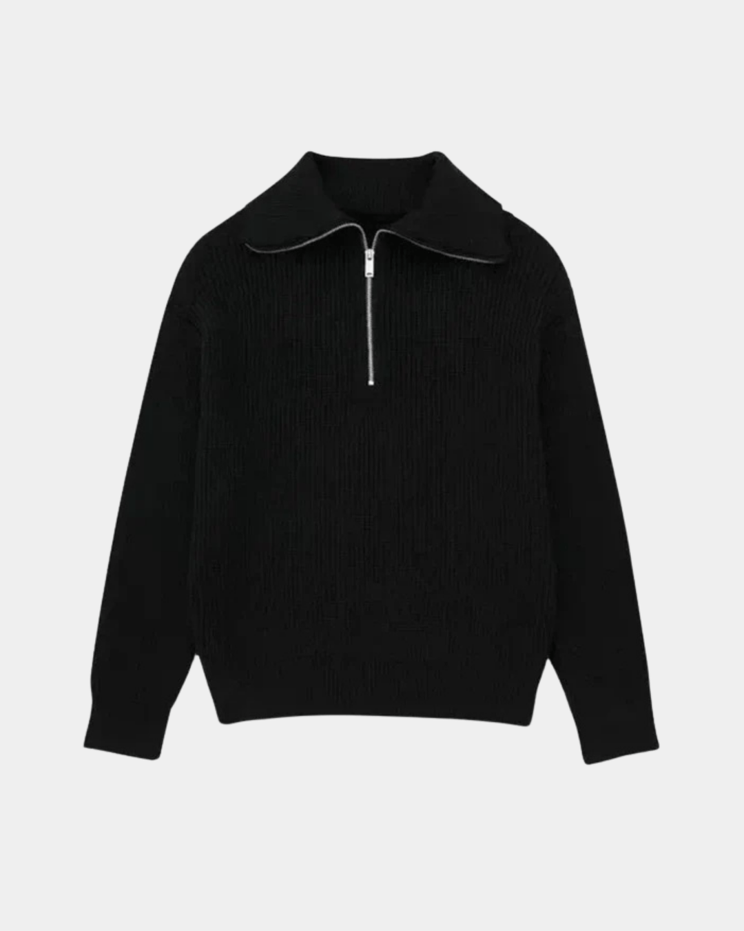 MARITIM GESTREIFTER PULLOVER MIT HALBEM REISSVERSCHLUSS