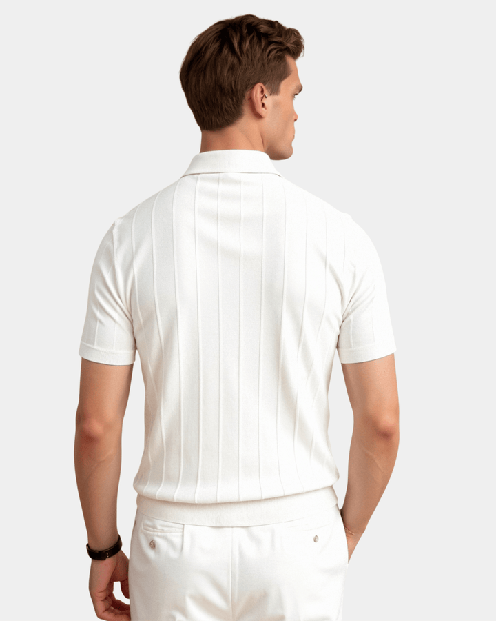 PREMIUM-POLOSHIRT MIT FALTEN