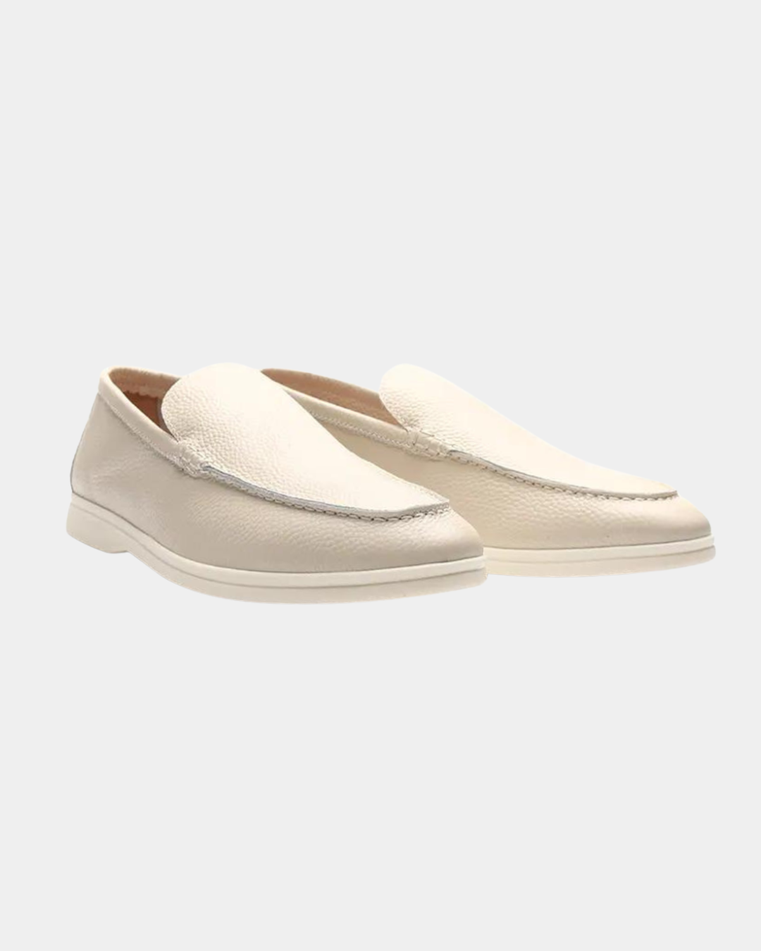 MODERNE SLIPPER AUS LEDER