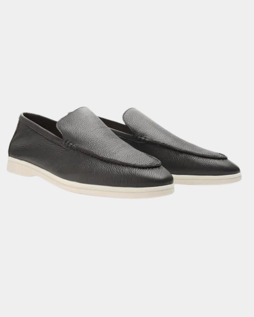 MODERNE SLIPPER AUS LEDER