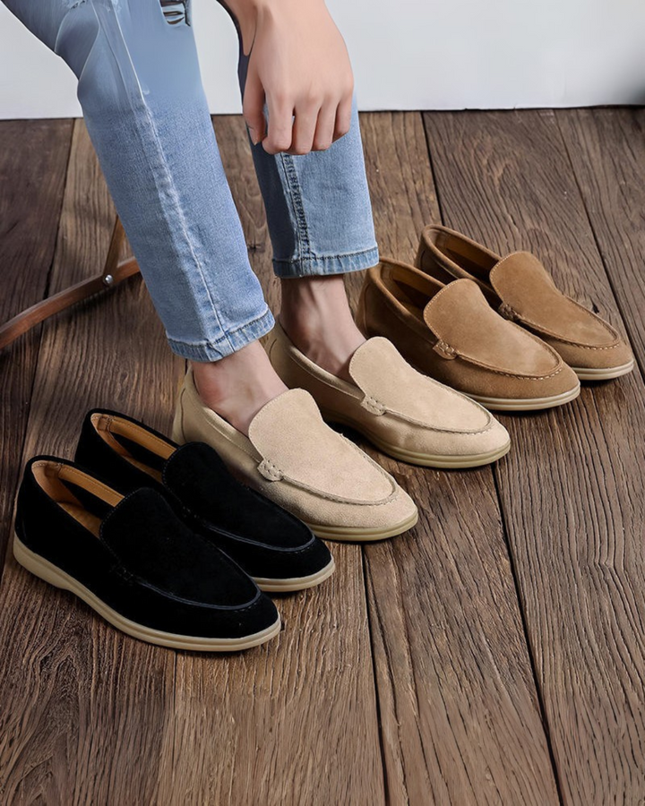 RELAXED SUEDE COMFORT LOAFERS