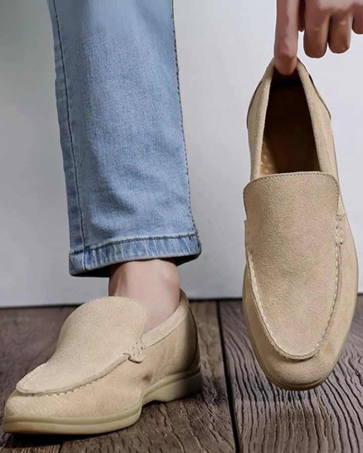 RELAXED SUEDE COMFORT LOAFERS