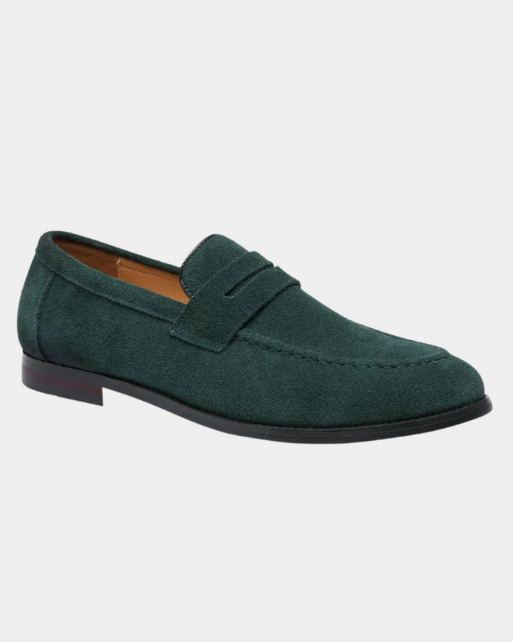 SUEDE PENNY LOAFERS FOR MEN