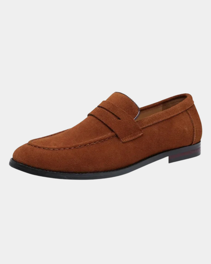 SUEDE PENNY LOAFERS FOR MEN