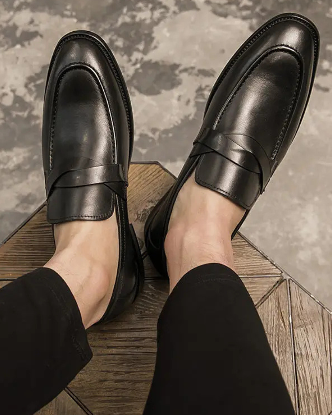 ELEGANT LEATHER MEN'S LOAFERS