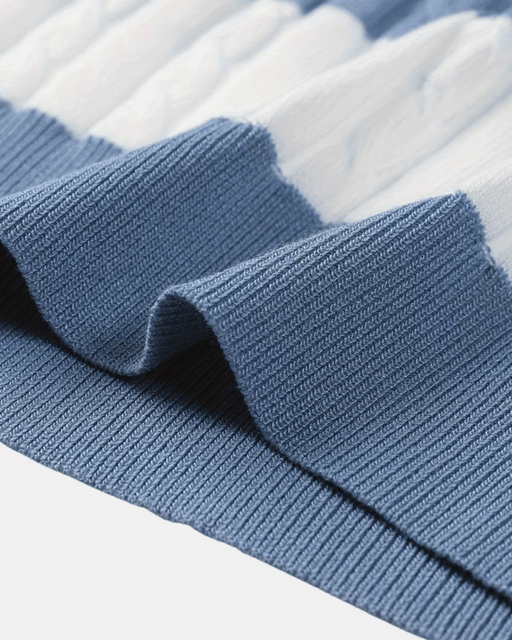 POLOSHIRT MIT NAUTISCHEM STREIFENMUSTER
