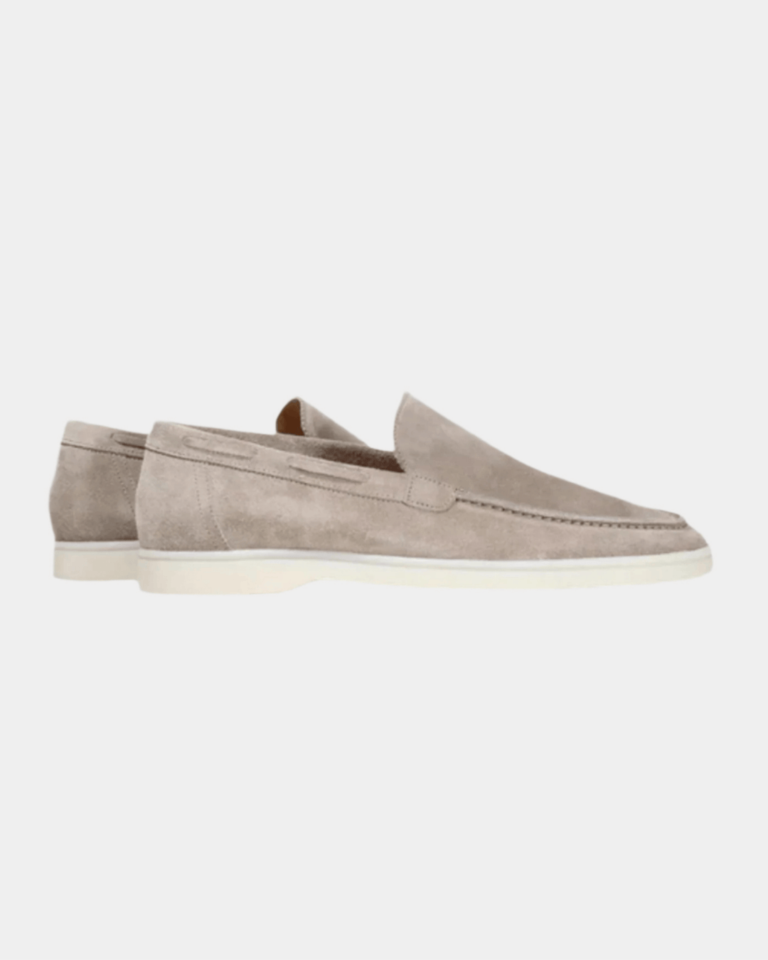 RIVIERA TAUPE WILDLEDER LOAFERS
