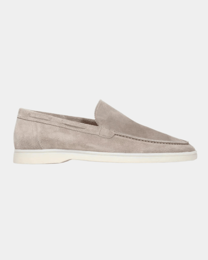 RIVIERA TAUPE WILDLEDER LOAFERS