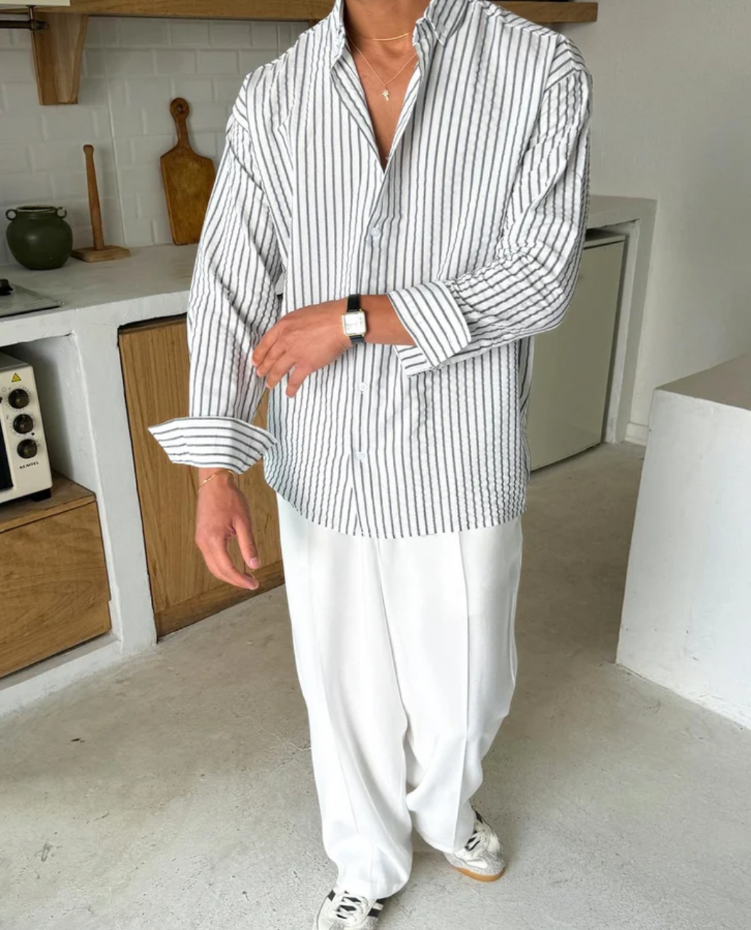 Marola Striped Linen Shirt