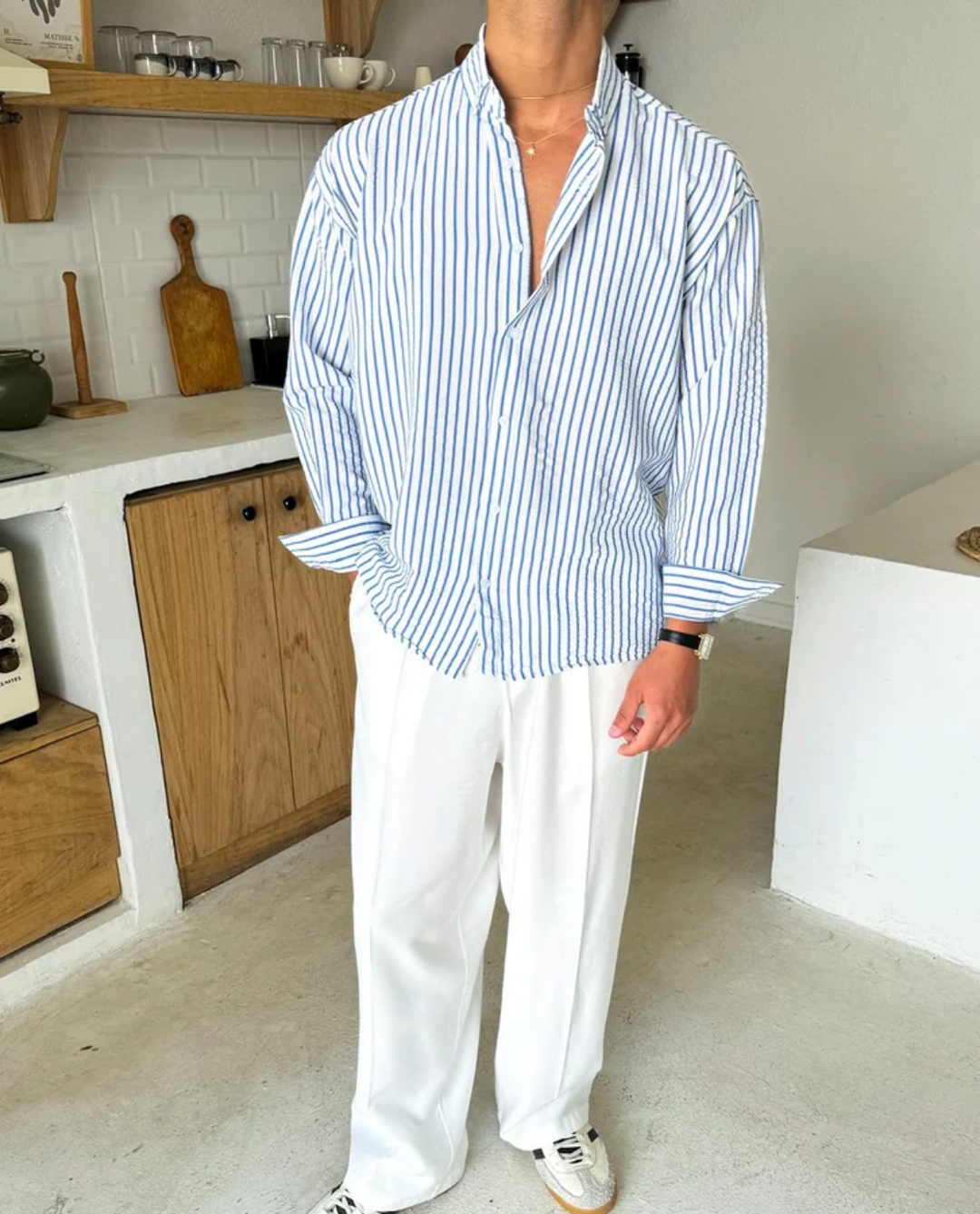 Marola Striped Linen Shirt