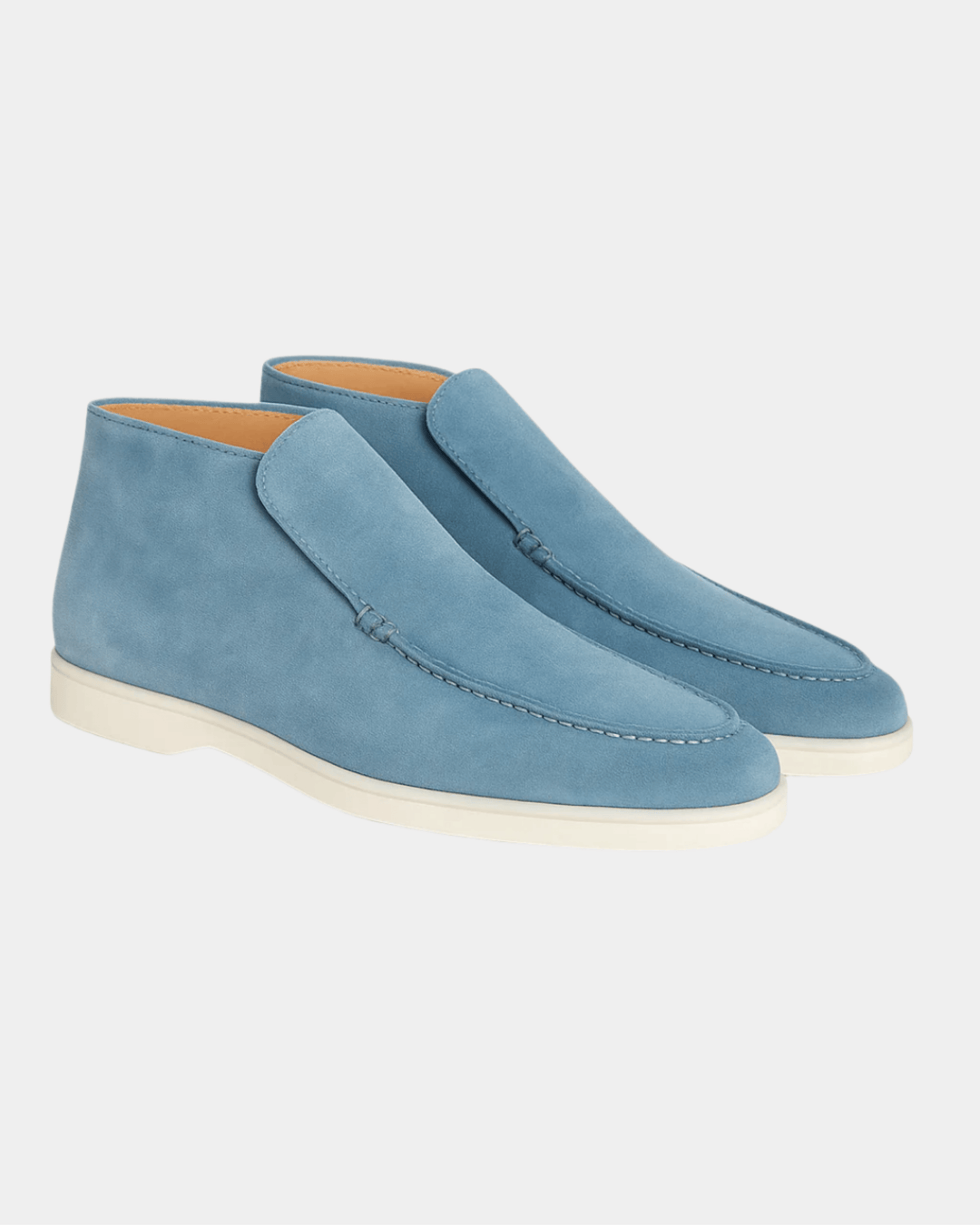 MID CITY BLAU WILDLEDER LOAFERS