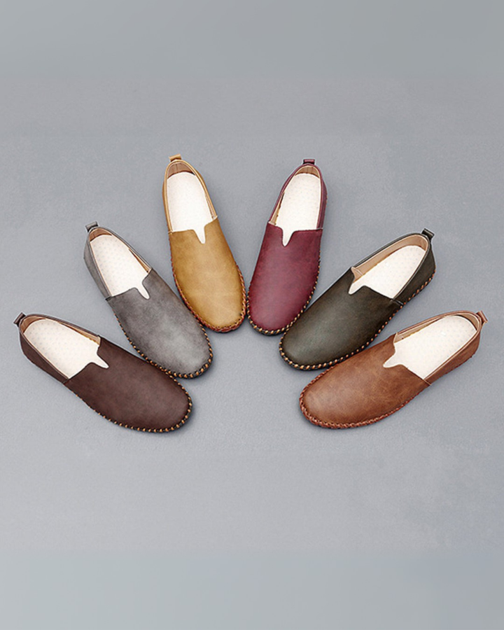 Santorini Leather Loafers
