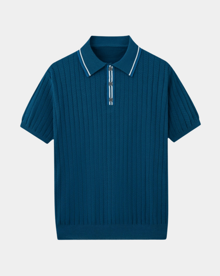 POLO MIT KLASSISCHEM BESATZ AUS STRICK