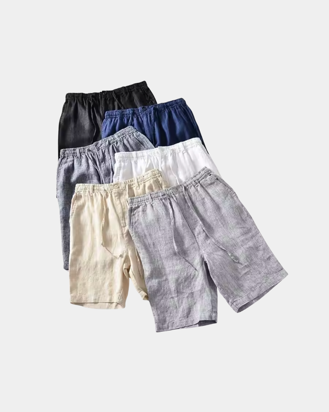SHORTS AUS LEINEN FÜR DIE KÜSTE