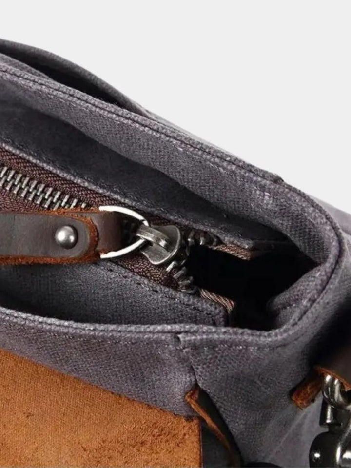 HERITAGE CANVAS CROSSBODY CLUTCH
