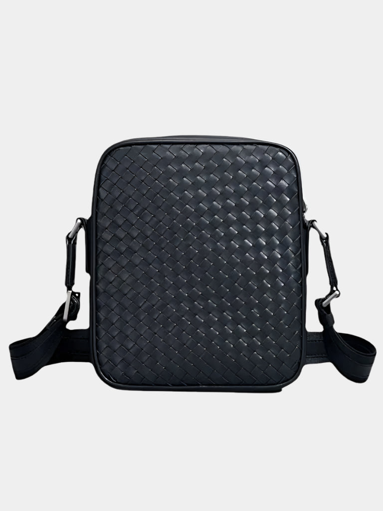 MODERN WOVEN CROSSBODY BAG