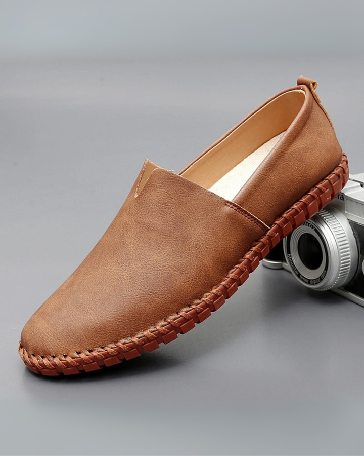 Santorini Leather Loafers