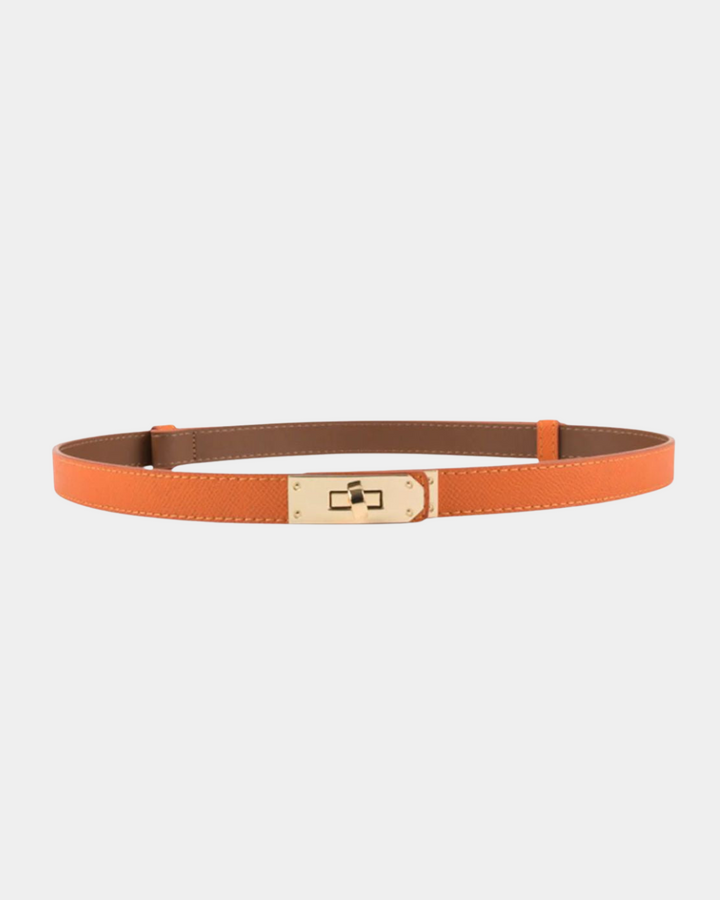 SIGNATURE SLIM LOGO BELT