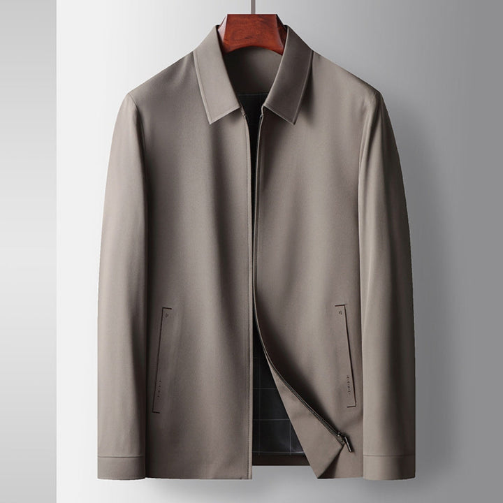 Lapel Business Executive Zipper Jacket