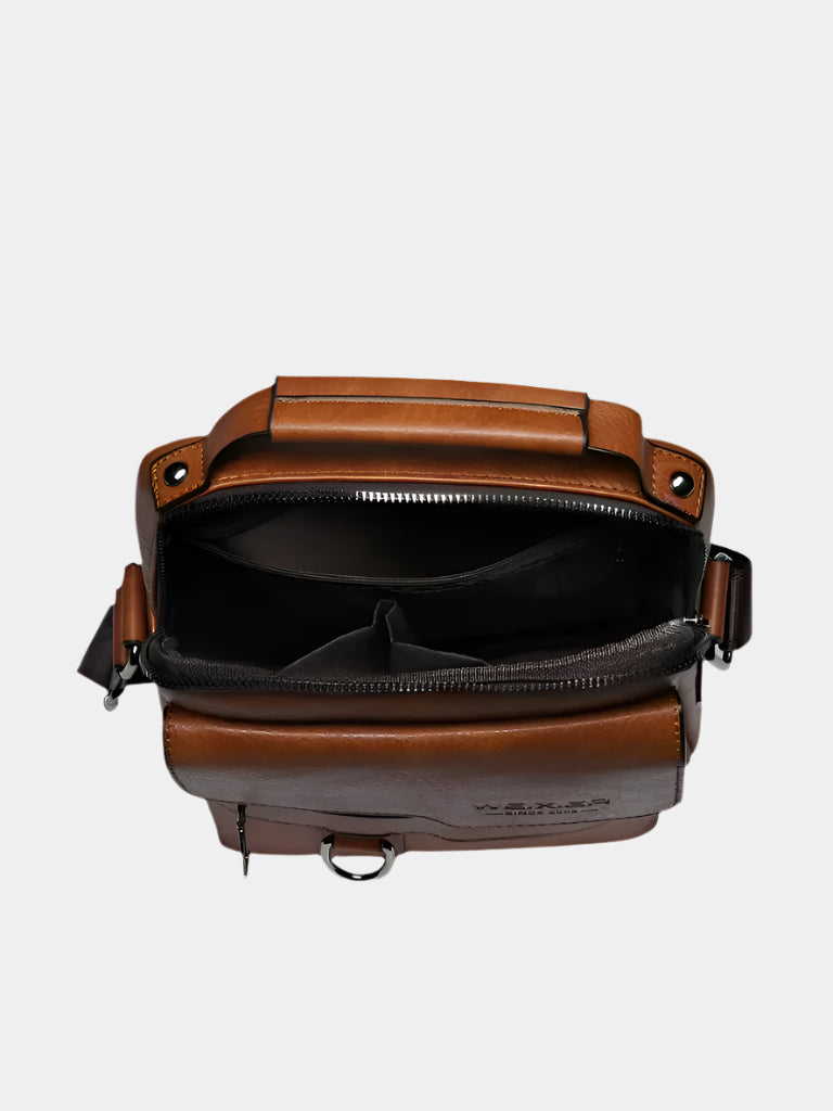 RETRO SQUARE FLAP SATCHEL BAG