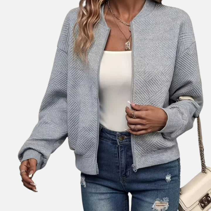NOMU Lifestyle | Women’s Solid Textured Jacket – Refined Everyday Style